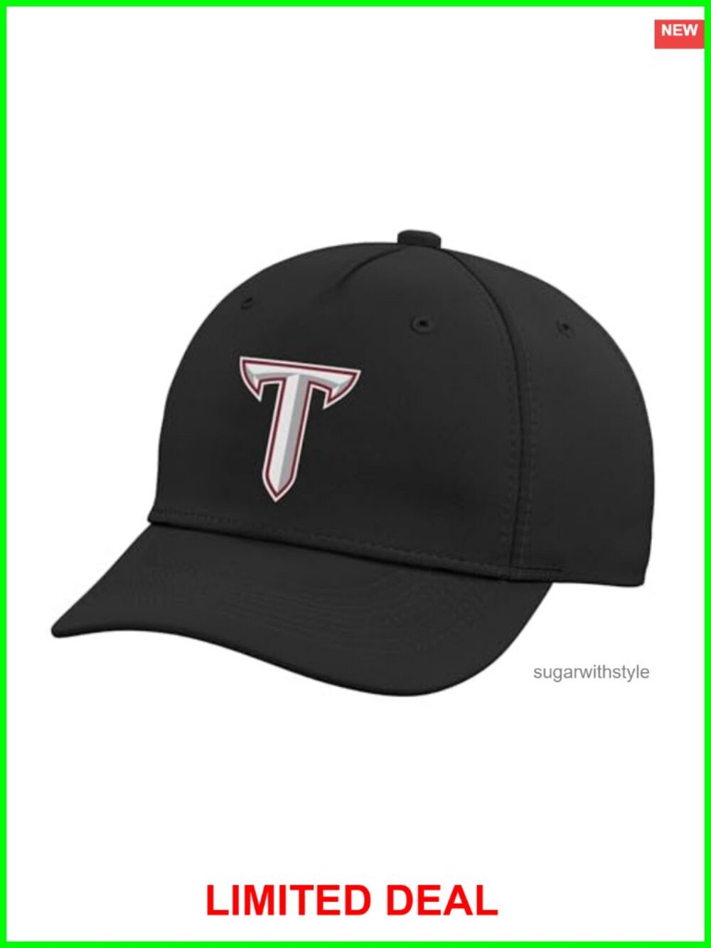 NCAA Troy University Trojans Adjustable Baseball Hat Structured Cap
